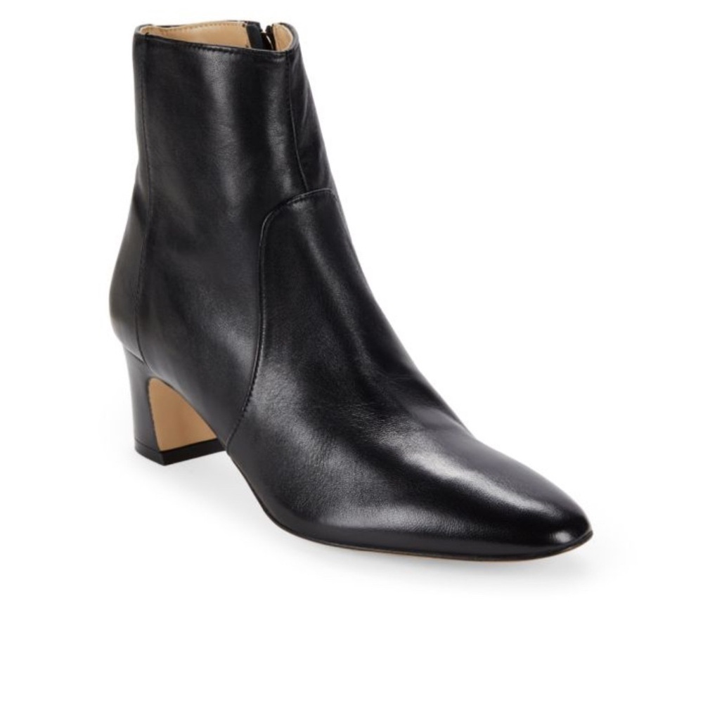 Bruno Magli Sleek Black Ankle Booties